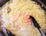 牛乳で作る♡濃厚～明太子クリームパスタ作り方6写真