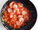 材料4つで簡単　海老チリソース　エビチリ作り方4写真