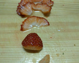 いちごのバラの切り方　飾り切り作り方4写真