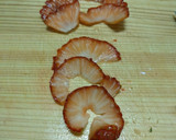 いちごのバラの切り方　飾り切り作り方5写真