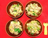 豚肉と小松菜と卵の甘炒め作り方11写真