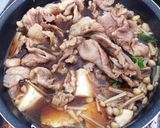 野菜たっぷり肉豆腐作り方4写真