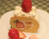 ひなまつり☆フルーツロールケーキ作り方19写真