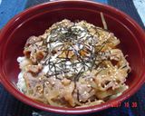 おなかいっぱい！しょうが焼き丼作り方6写真