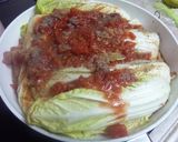 豪快すぎ？　白菜と挽肉でトマト味の重ね煮作り方3写真