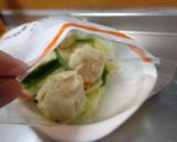 最手握のレンジで蒸し野菜＊肉焼売作り方5写真