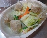 最手握のレンジで蒸し野菜＊肉焼売作り方13写真