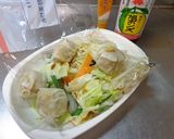 最手握のレンジで蒸し野菜＊肉焼売作り方16写真