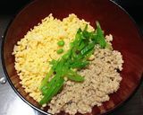 わが家の三色そぼろ丼〜♪作り方8写真