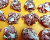 節約★【豚小間ボールと白菜のクリーム煮】作り方2写真