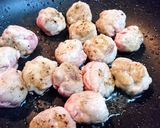 節約★【豚小間ボールと白菜のクリーム煮】作り方4写真