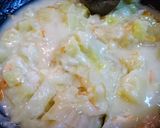 節約★【豚小間ボールと白菜のクリーム煮】作り方11写真