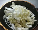 白菜だけの小鉢 マヨ合え煮作り方1写真
