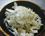 白菜だけの小鉢 マヨ合え煮作り方1写真