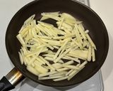 豚細切り肉とじゃがいものソース炒め作り方4写真