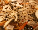 根菜ときのこのきんぴら作り方5写真