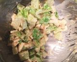 捨てちゃだめ〜茎で1品！ゴママヨッコリー作り方3写真