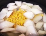 簡単！カブとコーンのコンソメスープ☆作り方3写真