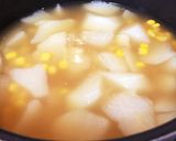 簡単！カブとコーンのコンソメスープ☆作り方4写真