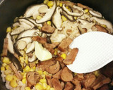 ♥焼き豚とコーンのあったか炊き込みご飯♥作り方3写真