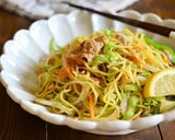 おぼろ昆布のふりかけ醤油やきそば作り方5写真