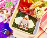キャラ弁☆プリキュアアラモード☆ペコリン作り方8写真