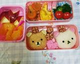 キャラ弁☆バレンタイン♥リラックマペア作り方5写真