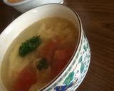 簡単♪~トマトとタマゴのほっこりスープ作り方5写真