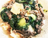 牛肉と☆ターサイと筍の☆ご馳走中華炒め作り方7写真