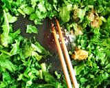 大根葉の胡麻味噌炒め作り方2写真