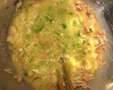 簡単 ツナ缶で。ふわっふわカニ玉風。作り方3写真