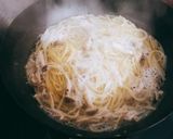 しらすとキノコのごまパスタ作り方1写真