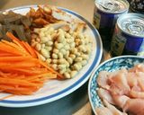 簡単♪ひじきと大豆の煮物作り方1写真