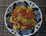 生姜たっぷり卵とカニカマの炒め物作り方7写真