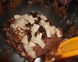 濃厚チョコとチーズラムレーズンのケーキ♡作り方5写真