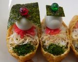 簡単!栄養豊富な乾物具材でデコ雛いなり作り方4写真