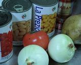 豆とトマトの煮込み作り方1写真