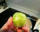 芽キャベツスープ作り方1写真