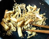 かぶの葉の消費に！油揚げ、じゃこの炒め物作り方4写真