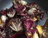 紫レタスと鶏肉のオイスターソース炒め作り方7写真