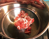 牛蒡と豚肉とこんにゃくの煮物作り方3写真
