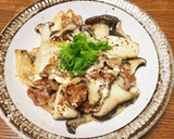 豚肉とエリンギの七味マヨネーズ焼き作り方4写真