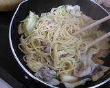 カレー焼きそば作り方3写真