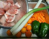 キンカン酢豚作り方1写真