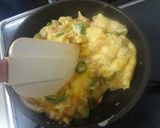 菊芋とオクラのオープンオムレツ作り方6写真