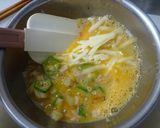 菊芋とオクラのオープンオムレツ作り方5写真