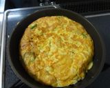 菊芋とオクラのオープンオムレツ作り方8写真