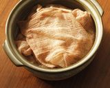 干し椎茸・干しエビの土鍋炊きおこわ作り方6写真