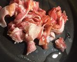タイ風な豚肉とキャベツの炒め物作り方3写真