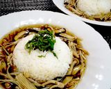 和風【豆苗とアゲの味噌バターチャーハン】作り方14写真
